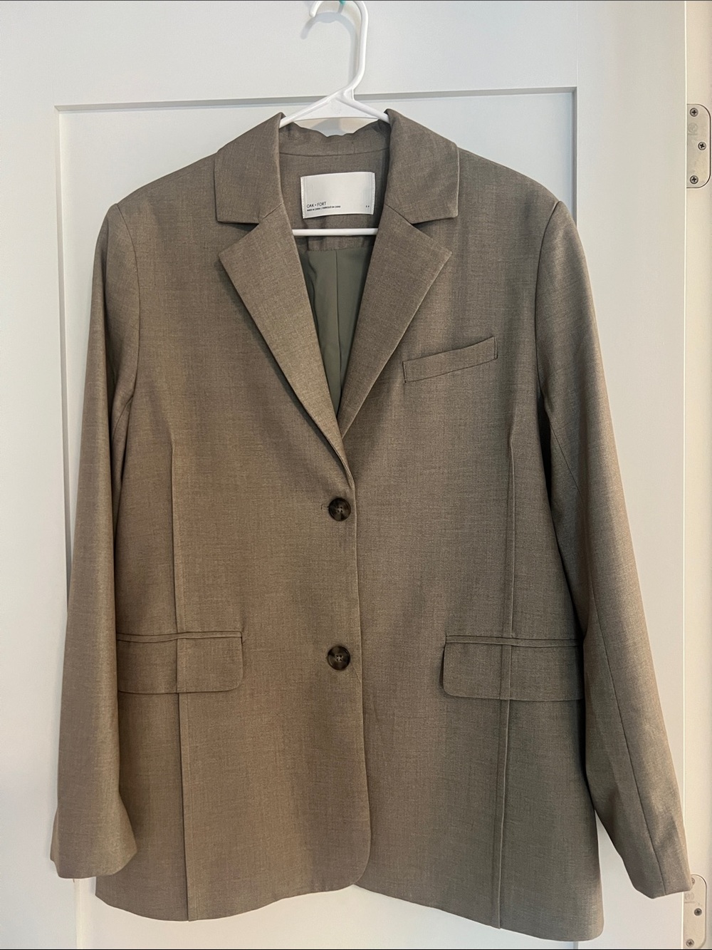 Oak and fort oversized women’s blazer size S